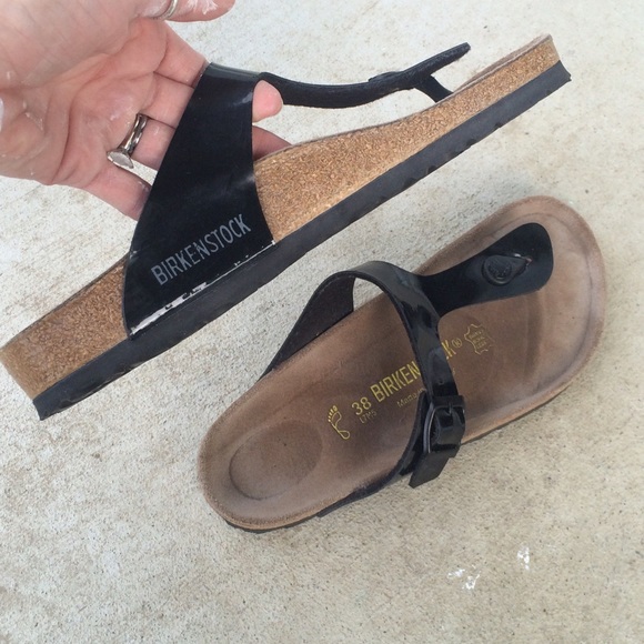Birkenstock Shoes - Birkenstock sandals black size 38/8